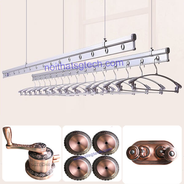 Dịch vụ lắp đặt giàn phơi thông minh tận nhà Giàn phơi cao cấp KSM 01