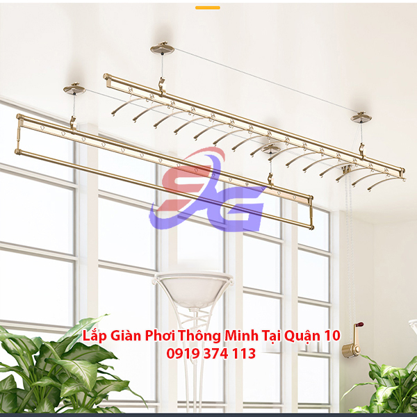 Lắp giàn phơi thông minh tại Quận 10
